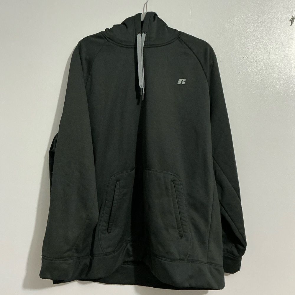 Russell Black Hoodie size 2XL